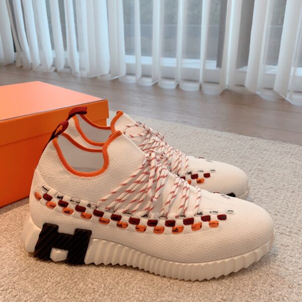 Hermes Good Quality Couple's Breathable Fabric Casual Sport Shoes - Image 3