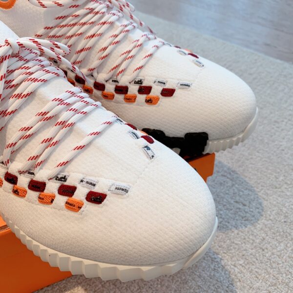 Hermes Good Quality Couple's Breathable Fabric Casual Sport Shoes - Image 6