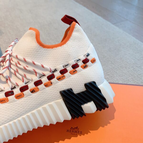 Hermes Good Quality Couple's Breathable Fabric Casual Sport Shoes - Image 7