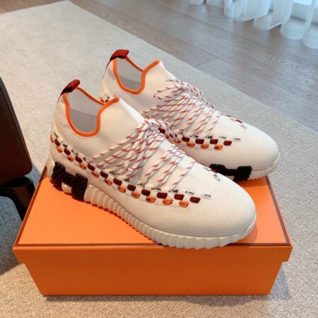 Hermes Good Quality Couple's Breathable Fabric Casual Sport Shoes
