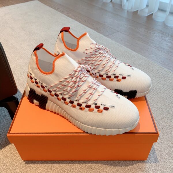 Hermes Good Quality Couple's Breathable Fabric Casual Sport Shoes