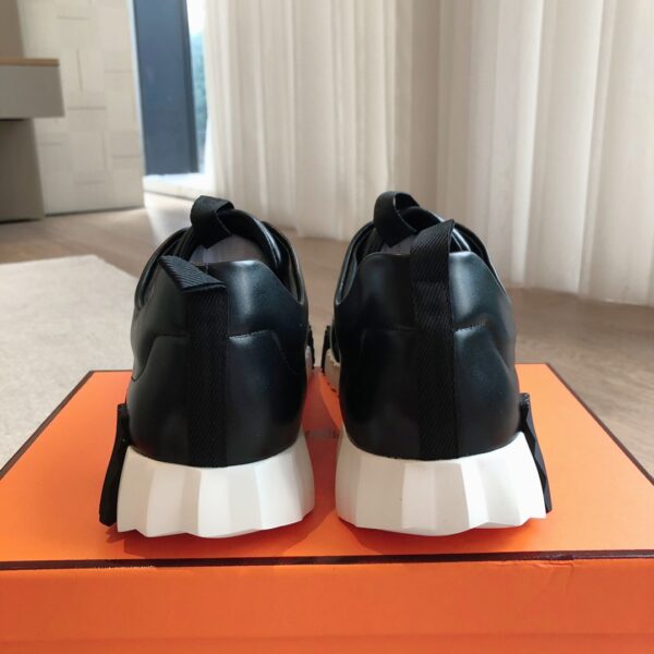 Hermes Good Quality Couple's Cowhide Leather Casual Sport Shoes - Image 8