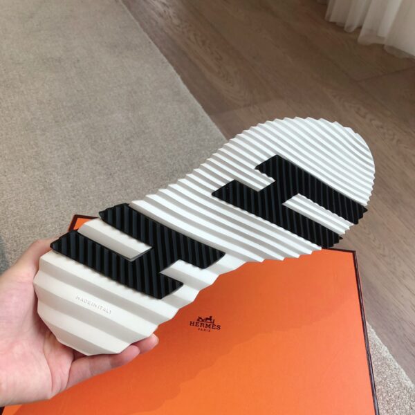 Hermes Good Quality Couple's Cowhide Leather Casual Sport Shoes - Image 9