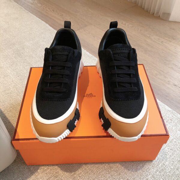 Hermes Good Quality Cowhide Leather Casual Sport Shoes - Image 2