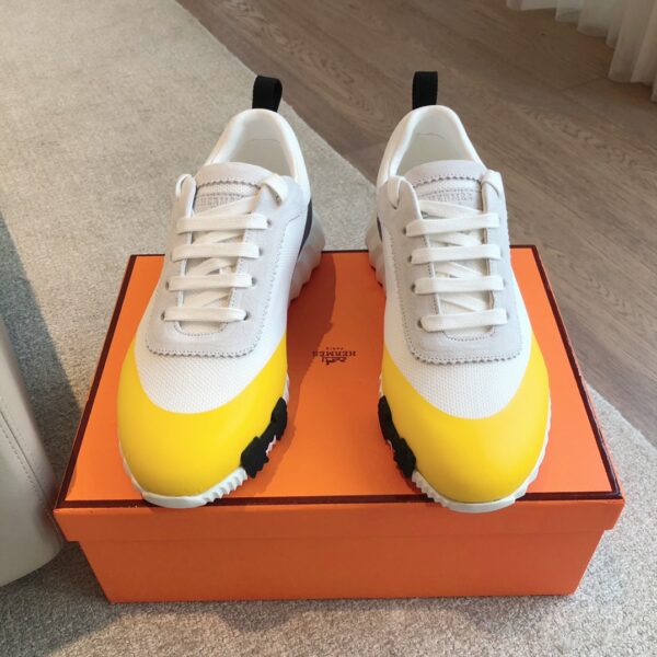 Hermes Classic Couple's Breathable Fabric Casual Sport Shoes - Image 3