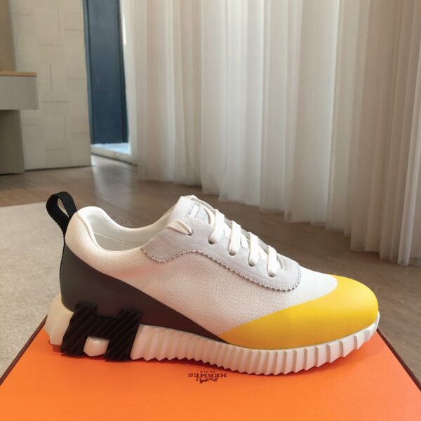 Hermes Classic Couple's Breathable Fabric Casual Sport Shoes - Image 4