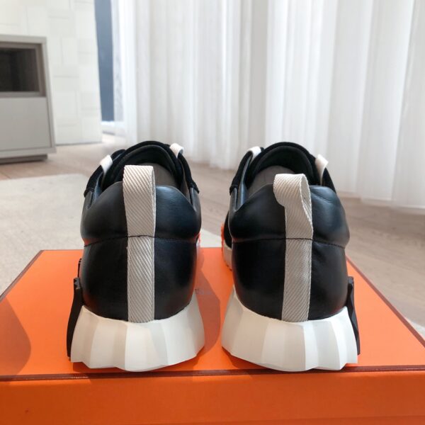Hermes Classic Couple's Cowhide Leather Casual Shoes - Image 8
