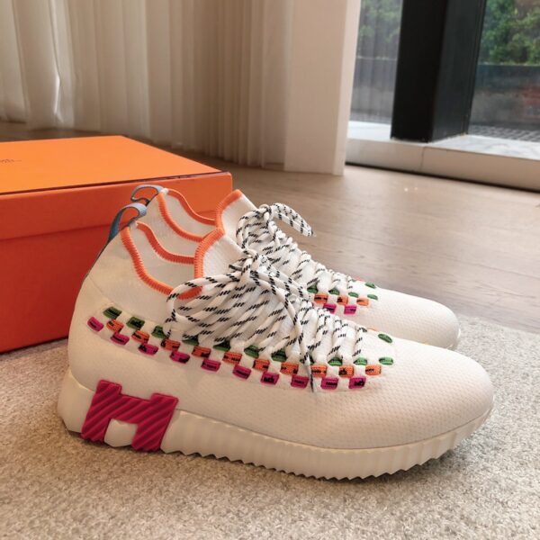 Hermes Classic Couple's Breathable Fabric Casual Shoes