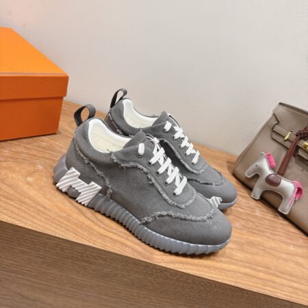 Hermes Classic Couple's Denim Casual Sport Shoes