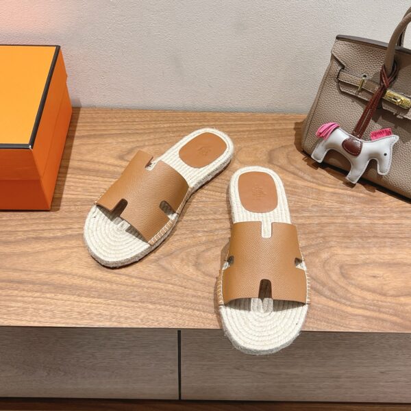 Hermes Spring And Summer Color S25s Fisherman Men's Slippers - Image 3