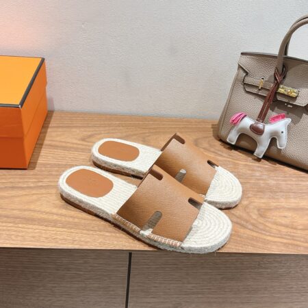 Hermes Spring And Summer Color S25s Fisherman Men's Slippers