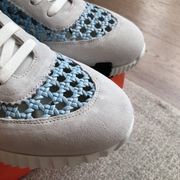 Hermes Hollow Out Handmade Weaving Casual Shoes For Men And Women - Image 6