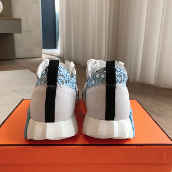 Hermes Hollow Out Handmade Weaving Casual Shoes For Men And Women - Image 8