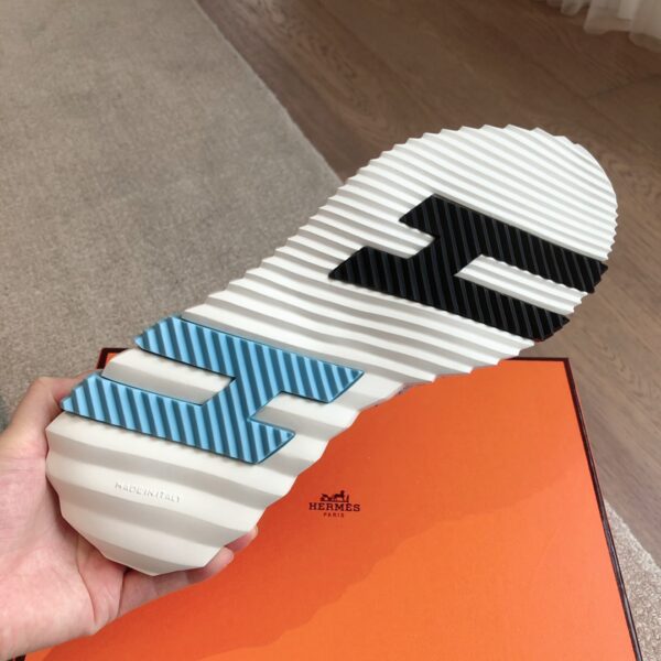 Hermes Hollow Out Handmade Weaving Casual Shoes For Men And Women - Image 9