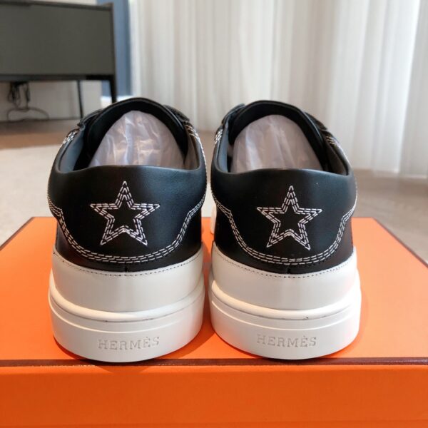 Hermes Autumn And Winter Cowhide Leather Casual Shoes For Couple - Image 8