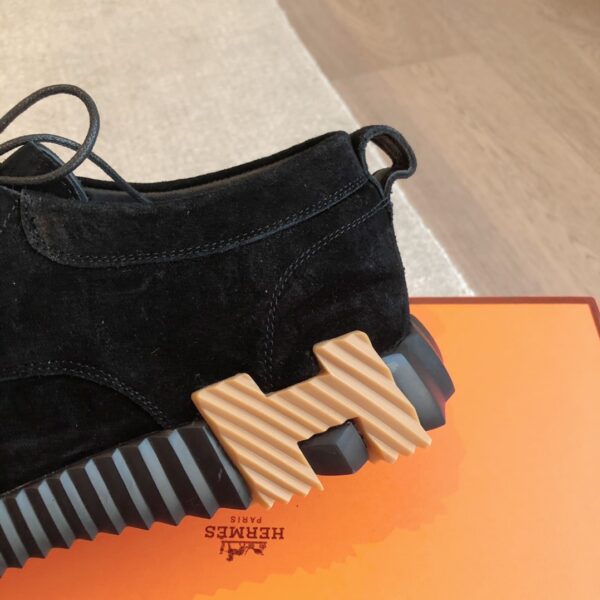 Hermes High Quality Couple's Suede Cowhide Leather Casual Shoes - Image 7