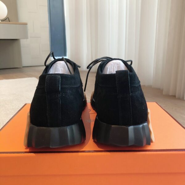 Hermes High Quality Couple's Suede Cowhide Leather Casual Shoes - Image 8