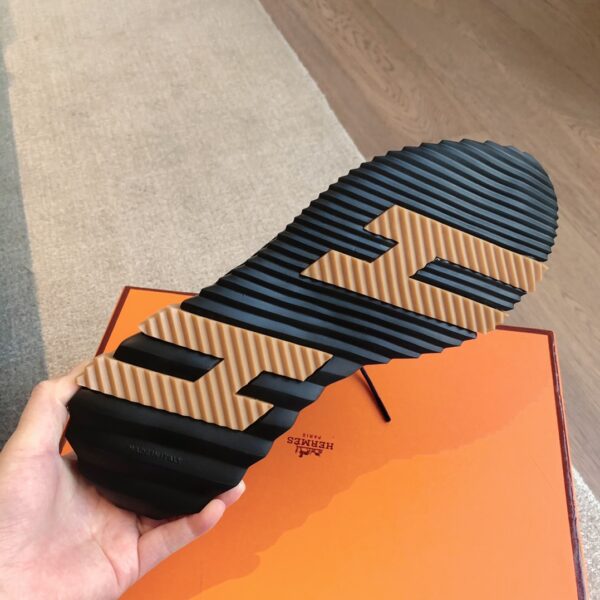 Hermes High Quality Couple's Suede Cowhide Leather Casual Shoes - Image 9