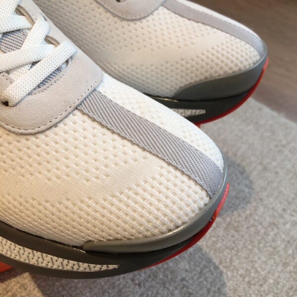 Hermes Couple's Breathable Fabric And Cowhide Leather Dad Shoes - Image 6