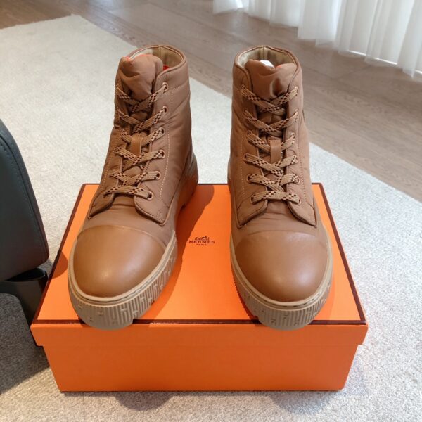 Hermes Couple's Autumn And Winter High Top Boots - Image 2