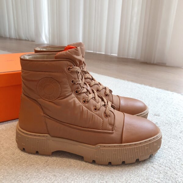 Hermes Couple's Autumn And Winter High Top Boots - Image 3
