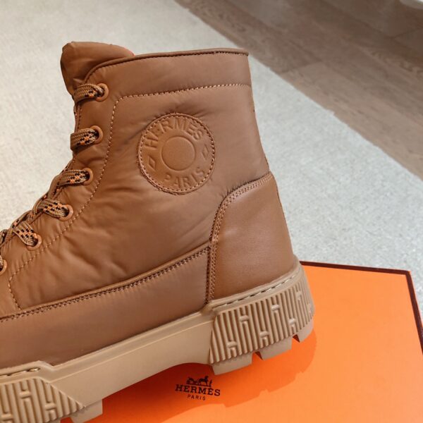 Hermes Couple's Autumn And Winter High Top Boots - Image 7
