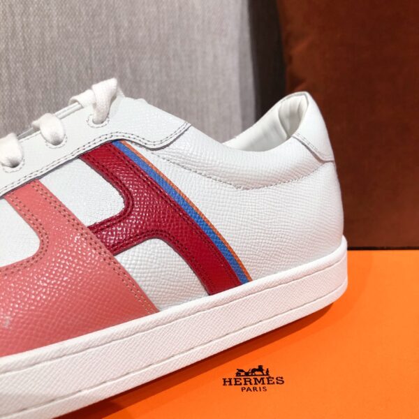 Hermes Women's Cowhide Leather Casual Sport Shoes - Image 7