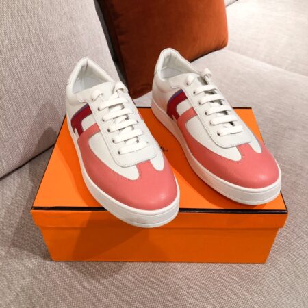 Hermes Women's Cowhide Leather Casual Sport Shoes