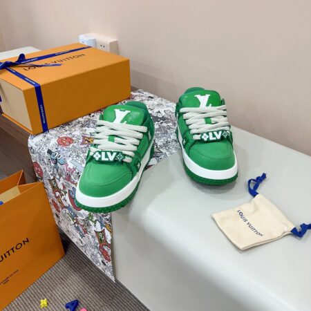 Louis Vuitton Trainer New Cowhide Leather Casual Board Shoes