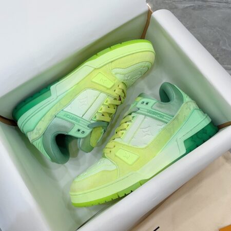 Louis Vuitton Trainer Couple's Wash Gradient Cowhide Casual Sports Shoes