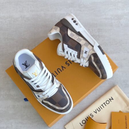 Louis Vuitton Men's Trainer New Chessboard Pattern Sports Shoes