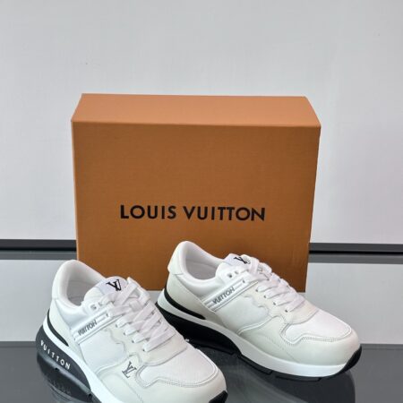 Louis Vuitton Men's Trainer Run Away Maxi Cowhide Sports Shoes