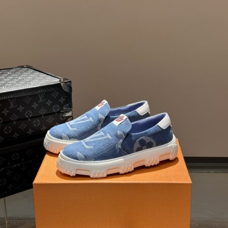 Louis Vuitton Space Lander Round Toe Padded Thick Soled Casual Shoes