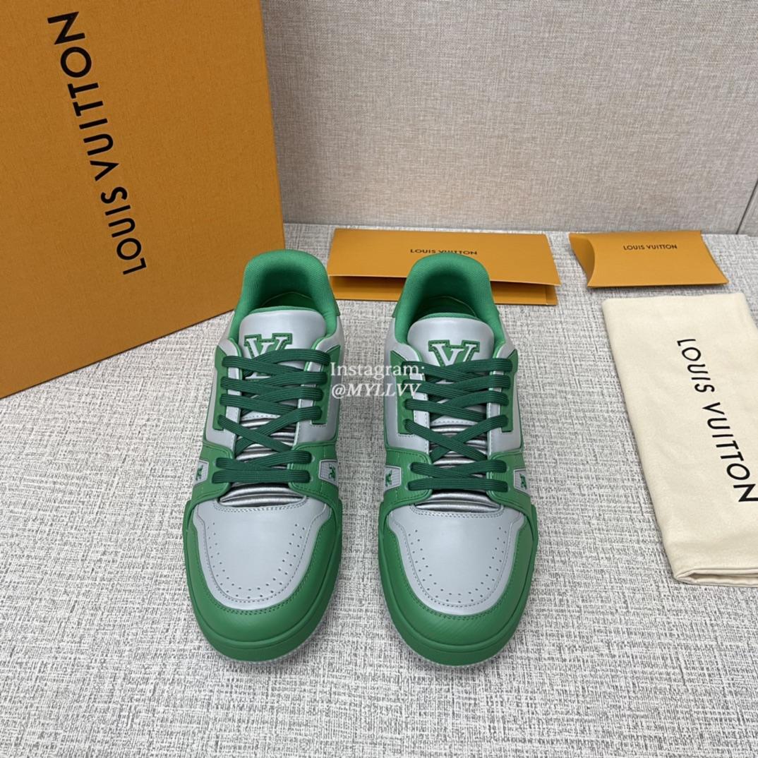 Louis Vuitton Trainer New Color Collision Cowhide Leather Sports Shoes - Image 2