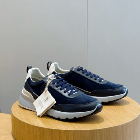 Brunello Cucinelli Men's Calf Leather Casual Sports Shoes