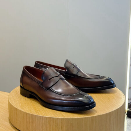 Berluti Men's Business Cowhide Leather Dress Shoes