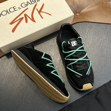 Dolce & Gabbana Runner Series Suede Leather Sports Shoes