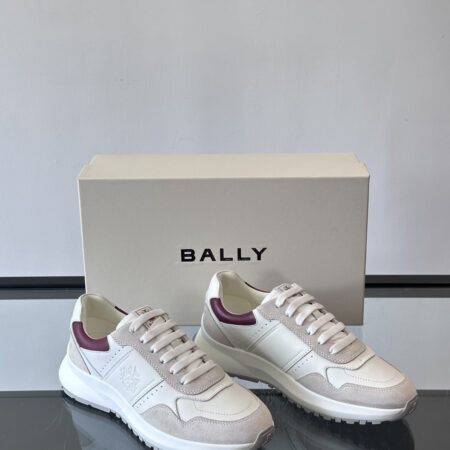 Bally Men's Suede Patchwork Cowhide Sports Shoes