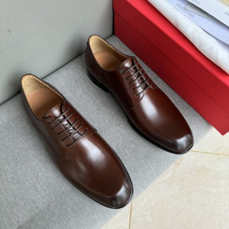 Salvatore Ferragamo Men's Smooth Leather Casual Formal Shoes