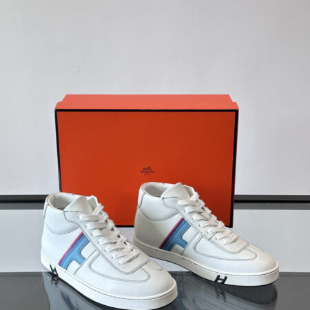 Hermes Kelly Men's Retro Mid Top Board Shoes