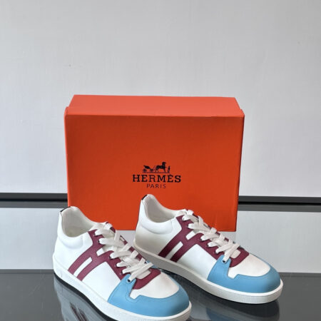 Hermes Join Series Cowhide Leather Casual Sports Shoes