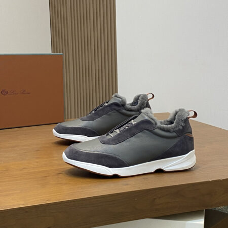 Loro Piana Weekend Walk Evo Men's Wool Warm Sports Shoes