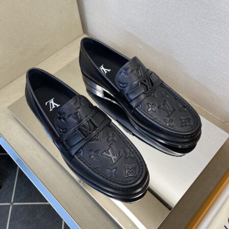 Louis Vuitton Major Men's Fashion Classic Cowhide Loafers