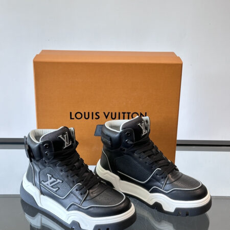 Louis Vuitton Thick Soled High Top Casual Sports Shoes